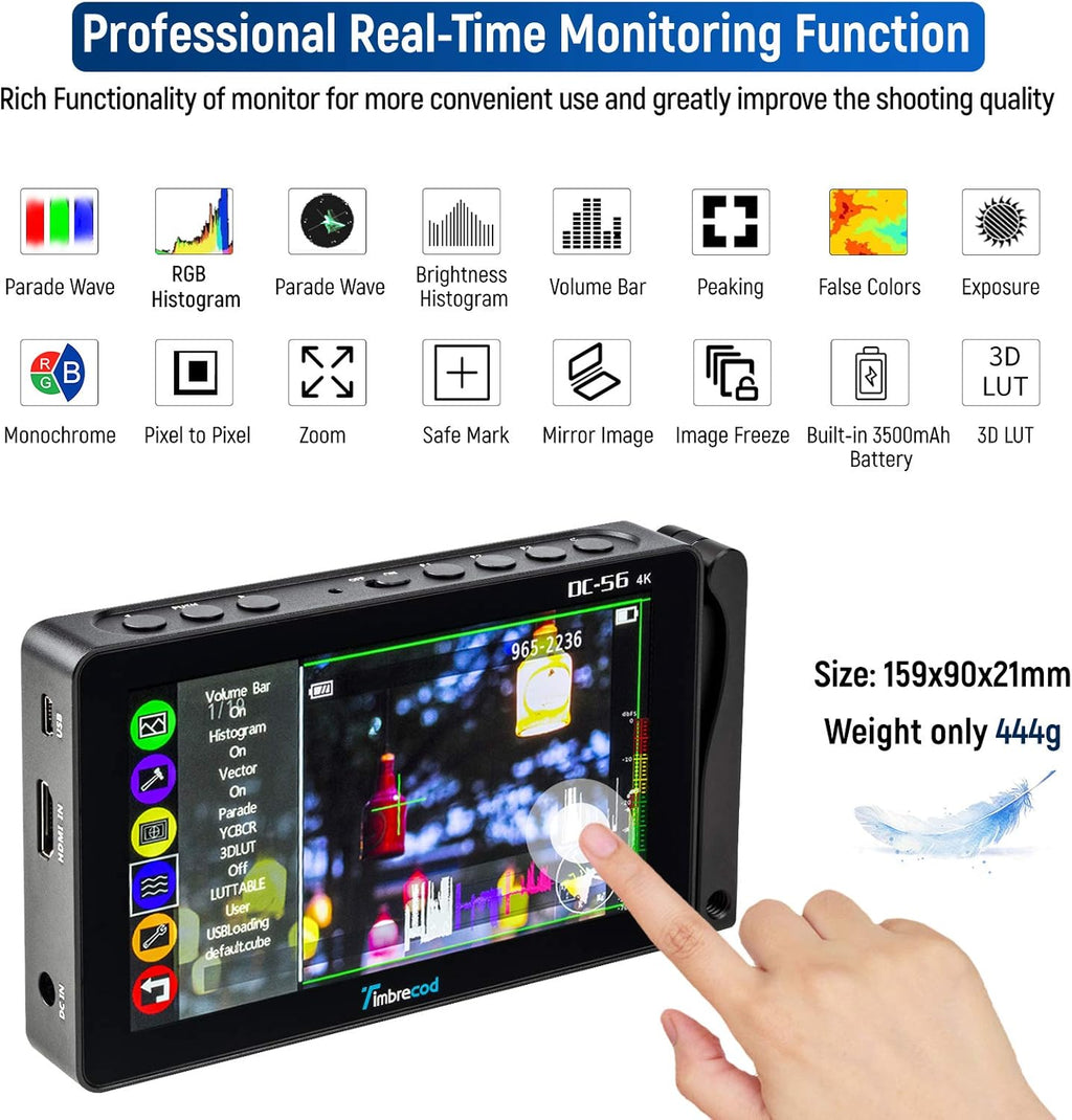 7" Touch Screen Camera Video Monitor L5421