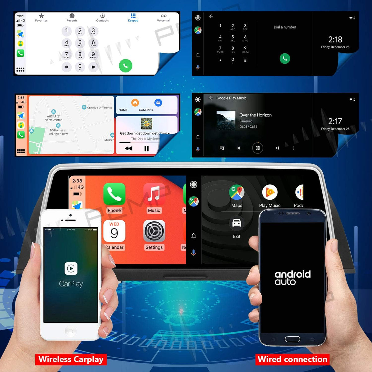 10.25 inch IPS Touch Screen Android 10 Monitor M990173
