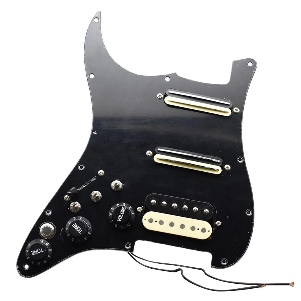 Black Loaded Pickguard for Electric Guitar J21432