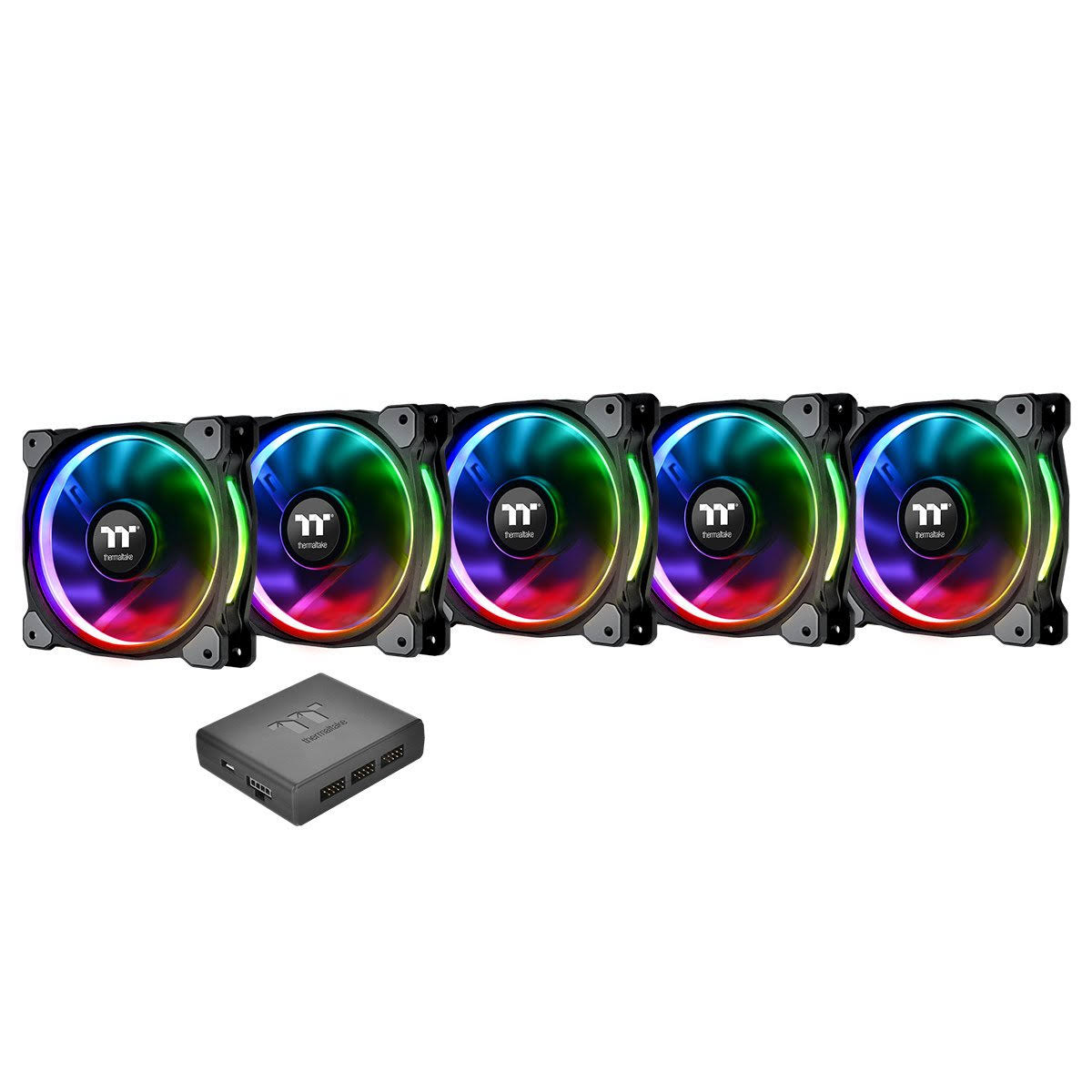 14 LED RGB Radiator Fan Pack of 5 T7093