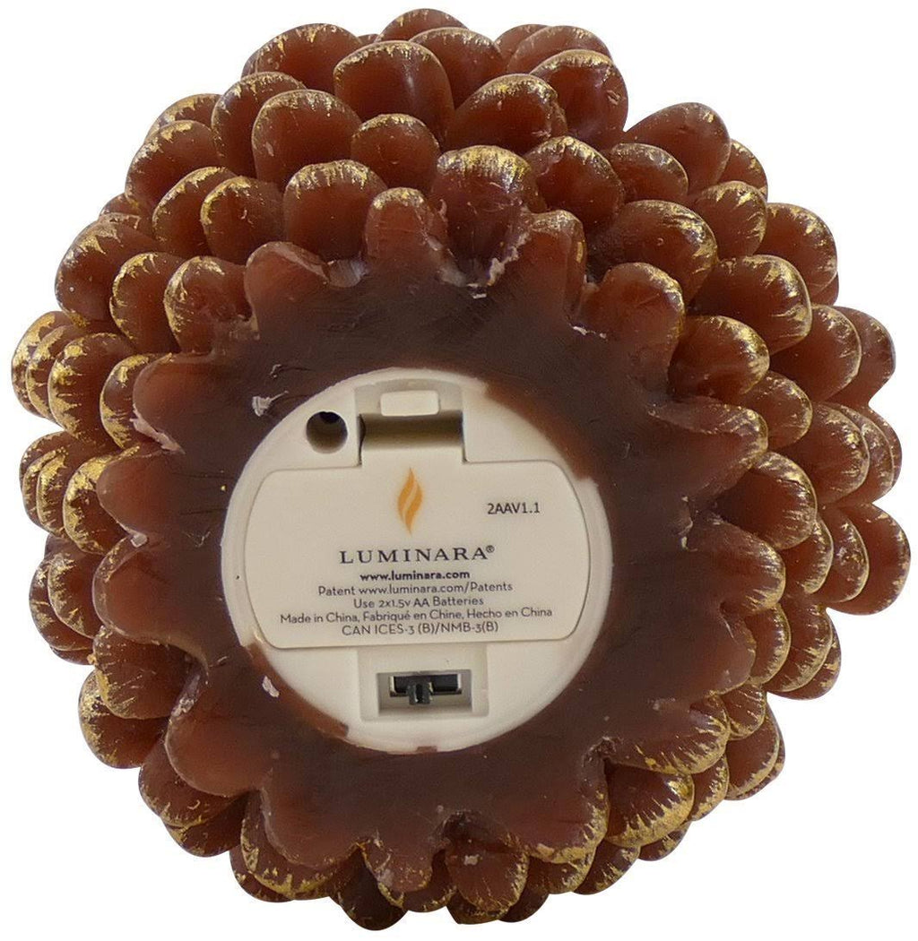 Flameless Pine Cone Candle I27285