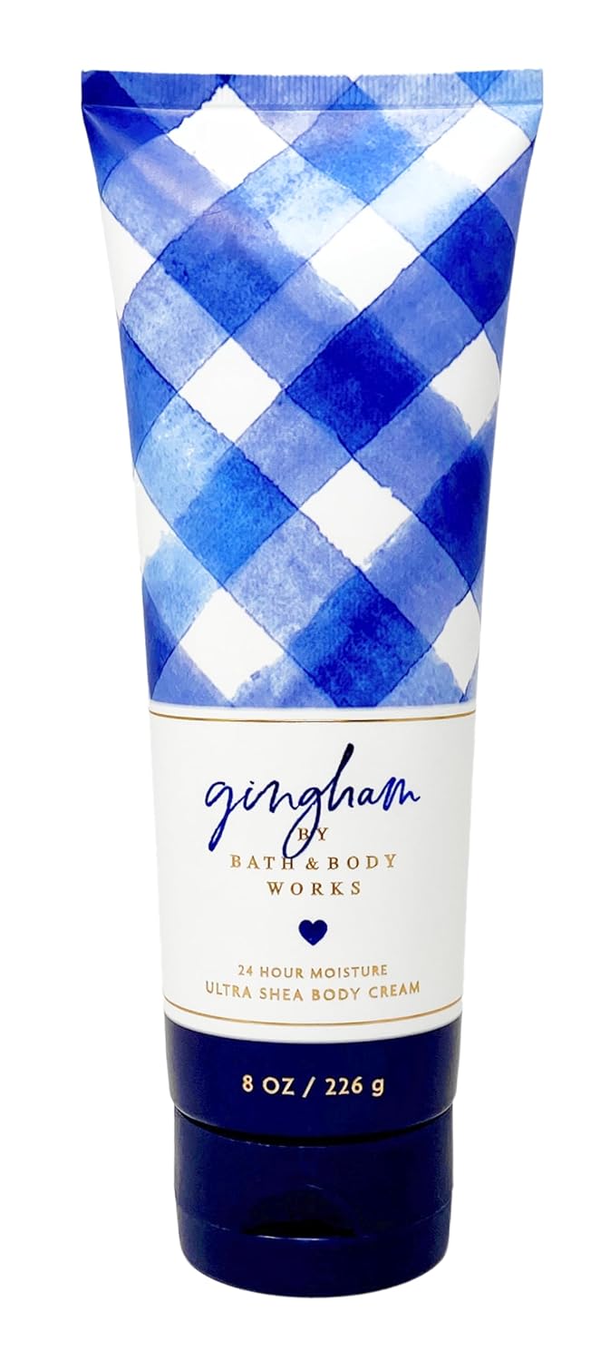 Gingham Deluxe Gift Set Fine Fragrance Mist Body Cream Shower Gel Body Lotion Moisturizing Body Wash O9443