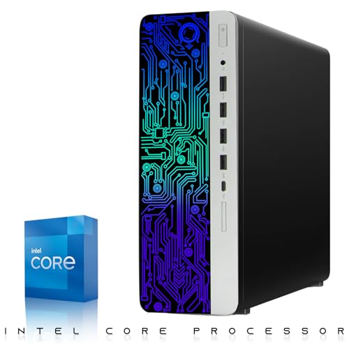 G3 Gaming Desktop PC Intel Core i7 6th Gen AMD RX 550 Graphics 32GB RAM 1TB SSD 24 Inch Dual Monitor RGB Keyboard Mouse Speaker Webcam Win 10 Pro I481262