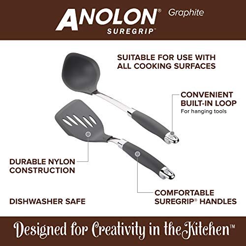 5 Piece Nonstick Kitchen Utensil Set, Graphite G20044