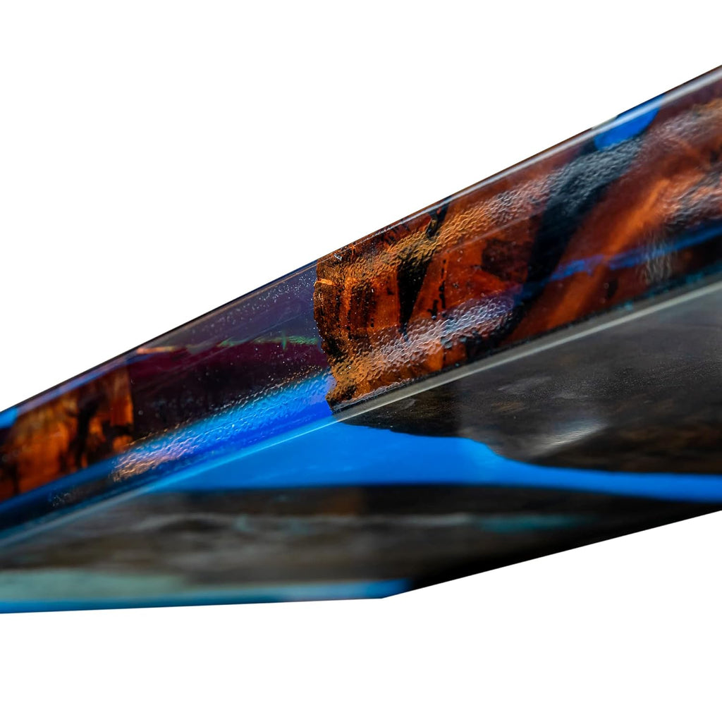 Blue Resin Wood River Dining Table P743181