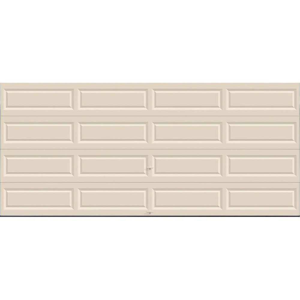 16 ft. x 7 ft. Non-Insulated Solid Almond Garage Door T2611