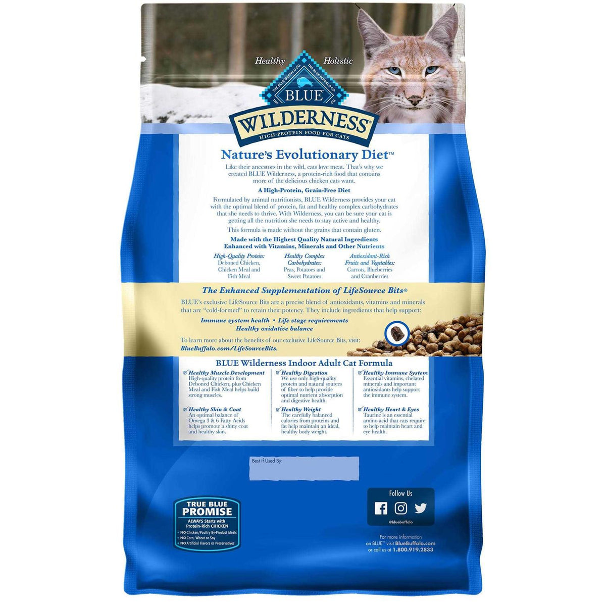 Blue Wilderness Adult Dry Cat Food R37119