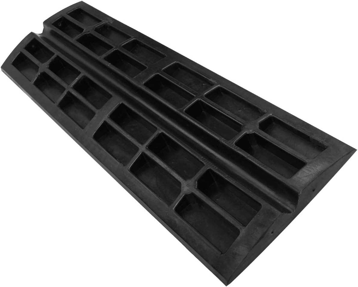 Rubber Curb Ramps 2.5 Inch Rise 2 Pack 10 Ton Capacity C11156