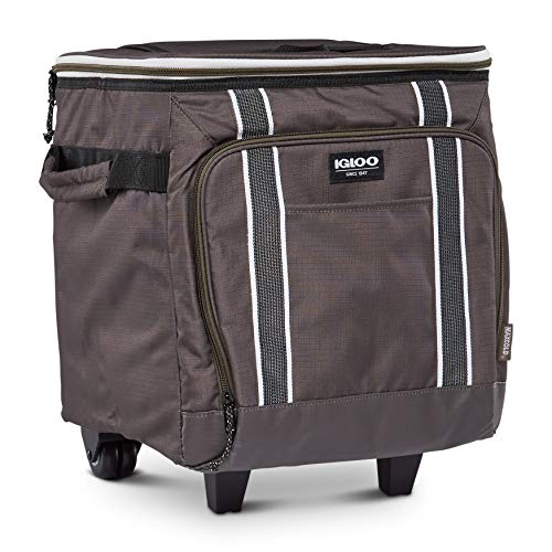 Large Portable Insulated Soft Coolers with Rolling Wheels B38143