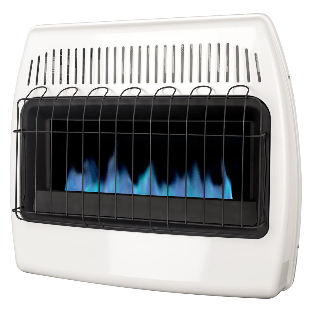 30,000 BTU Natural Gas Blue Flame Vent Free Wall Heater O2553