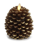 Flameless Pine Cone Candle I27285