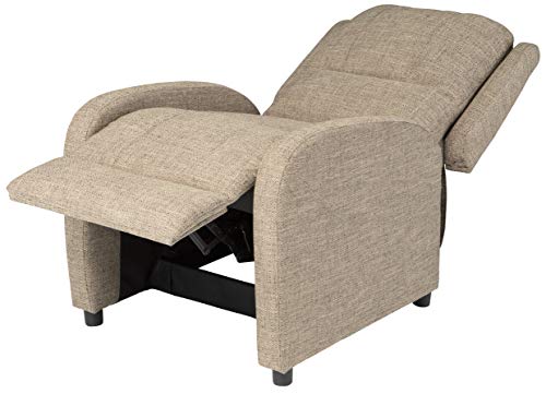 Pushback Recliner, 27.5" W x 37" D x 36.5" H, PolyHyde Upholstery W236959