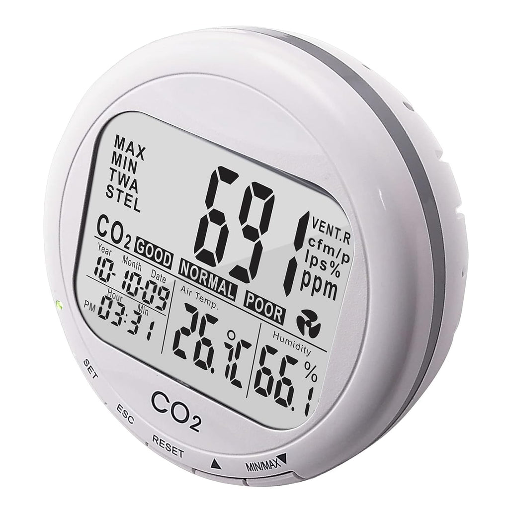 CO2 Carbon Dioxide Monitor with Relay Function NDIR Sensing Probe P206