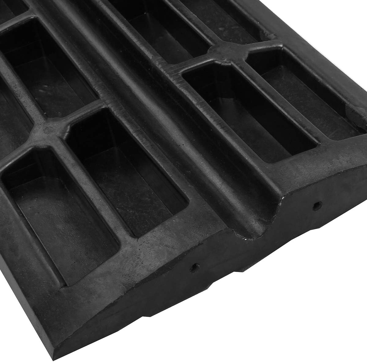 Rubber Curb Ramps 2.5 Inch Rise 2 Pack 10 Ton Capacity C11156