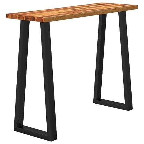 Solid Wood Acacia Console Table with Live Edge T21003