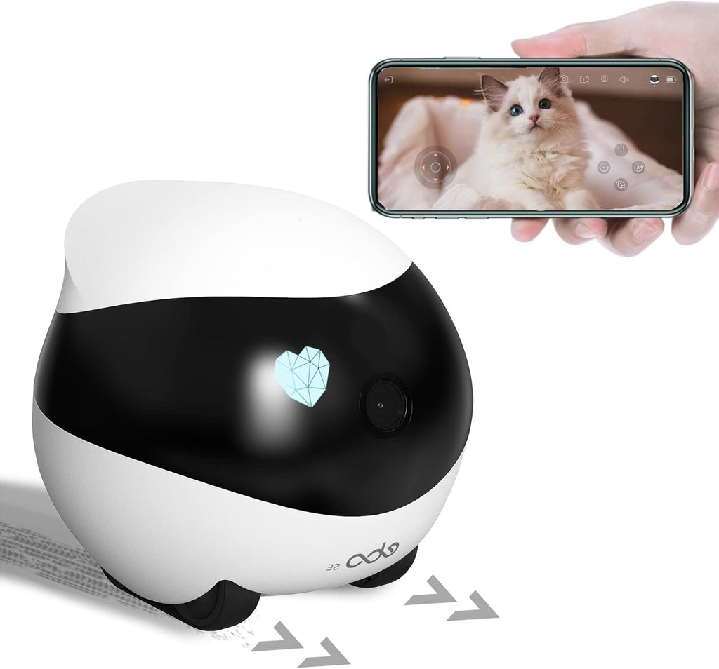 Remotely Moving Security Robot with Two Way Audio and WiFi Full HD B727