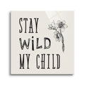 White Floral Sketch 24 x 24 Glass Wall Hanging Sign P76364