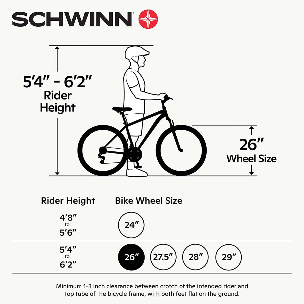 Black 26 in Comfort Bike H286057