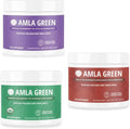 Organic Vegan Amla Green Tea Superfood Supplement with Elderberry Indian Gooseberries Hibiscus Q498490