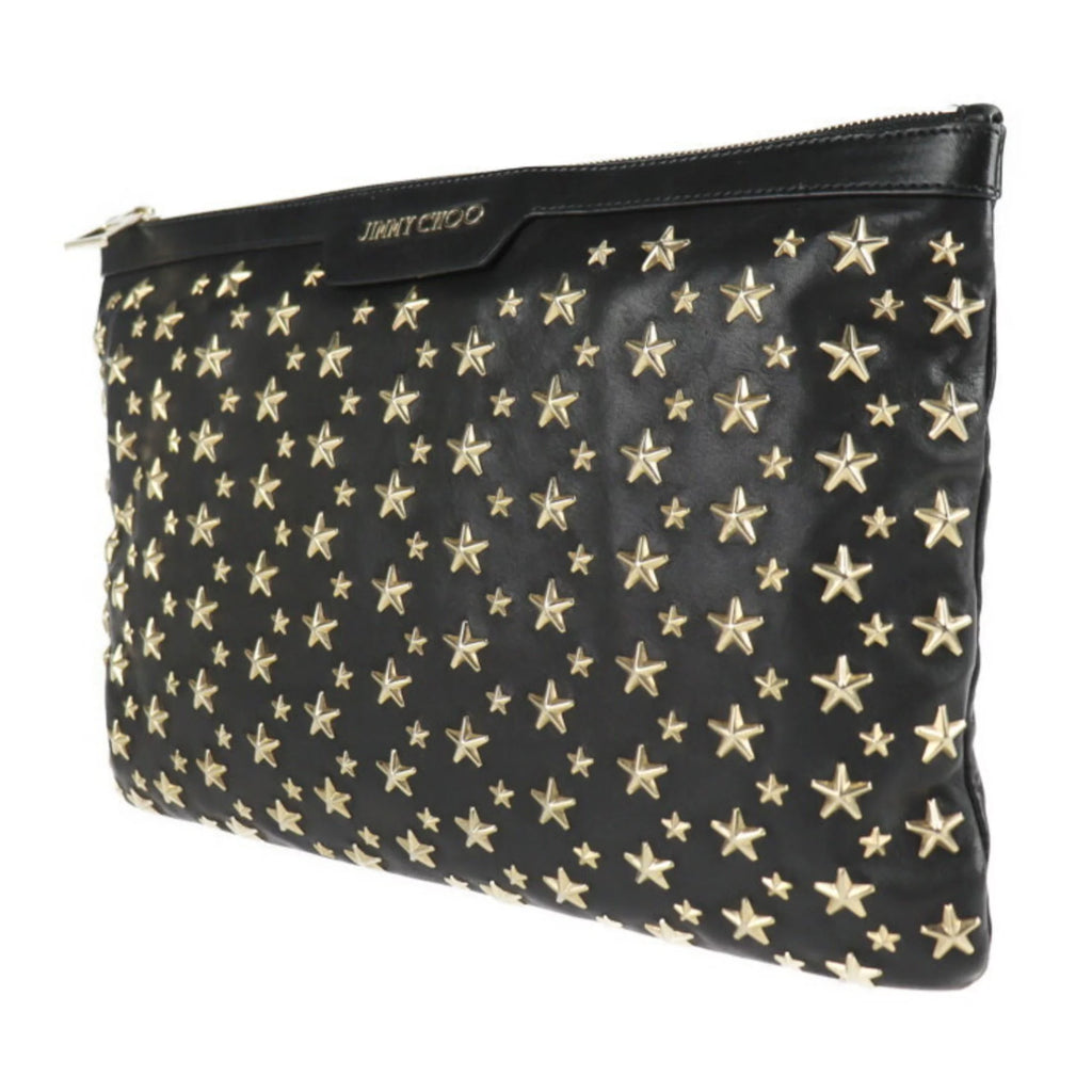 Black Leather Clutch O944574