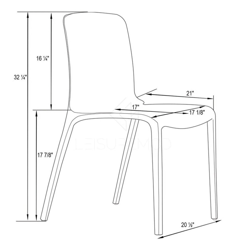 Black Dining Side Chair V619431