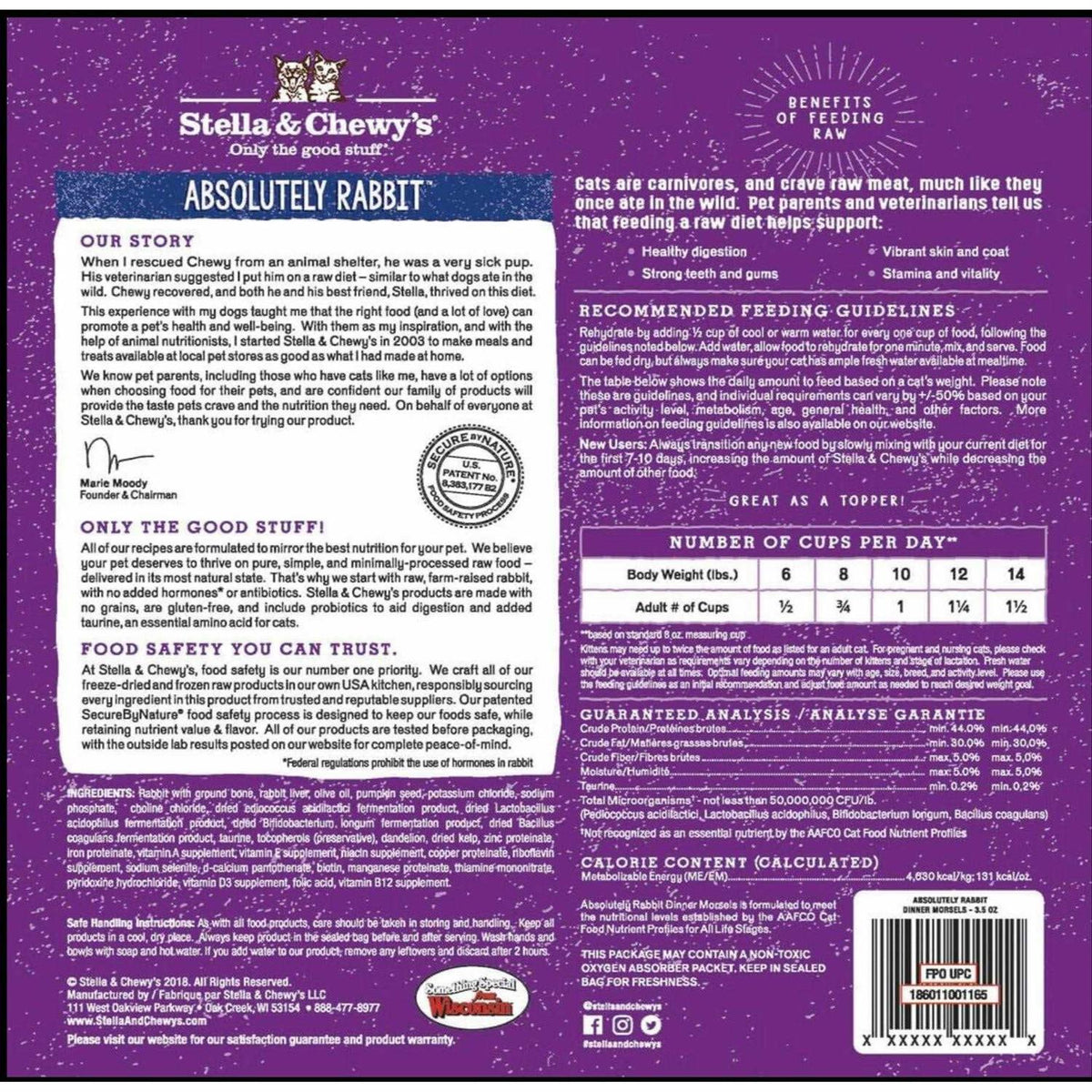 Freeze Dried Rabbit Cat Food S268