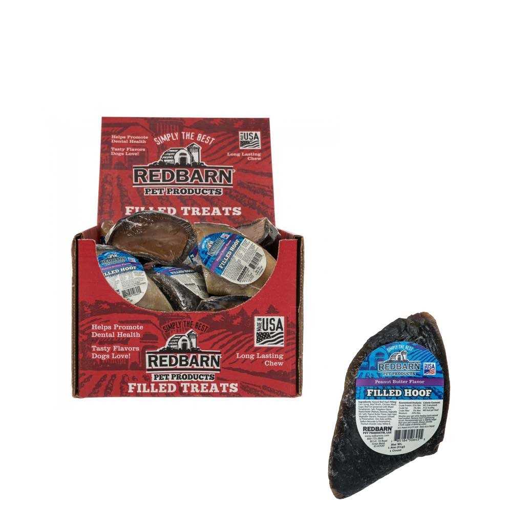 Peanut Butter Filled Hoof Dog Treat L5586