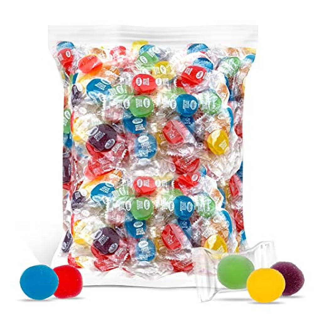 Fruit Disk Jelly Patties Candy, Individually Wrapped, 2 Pounds Z927
