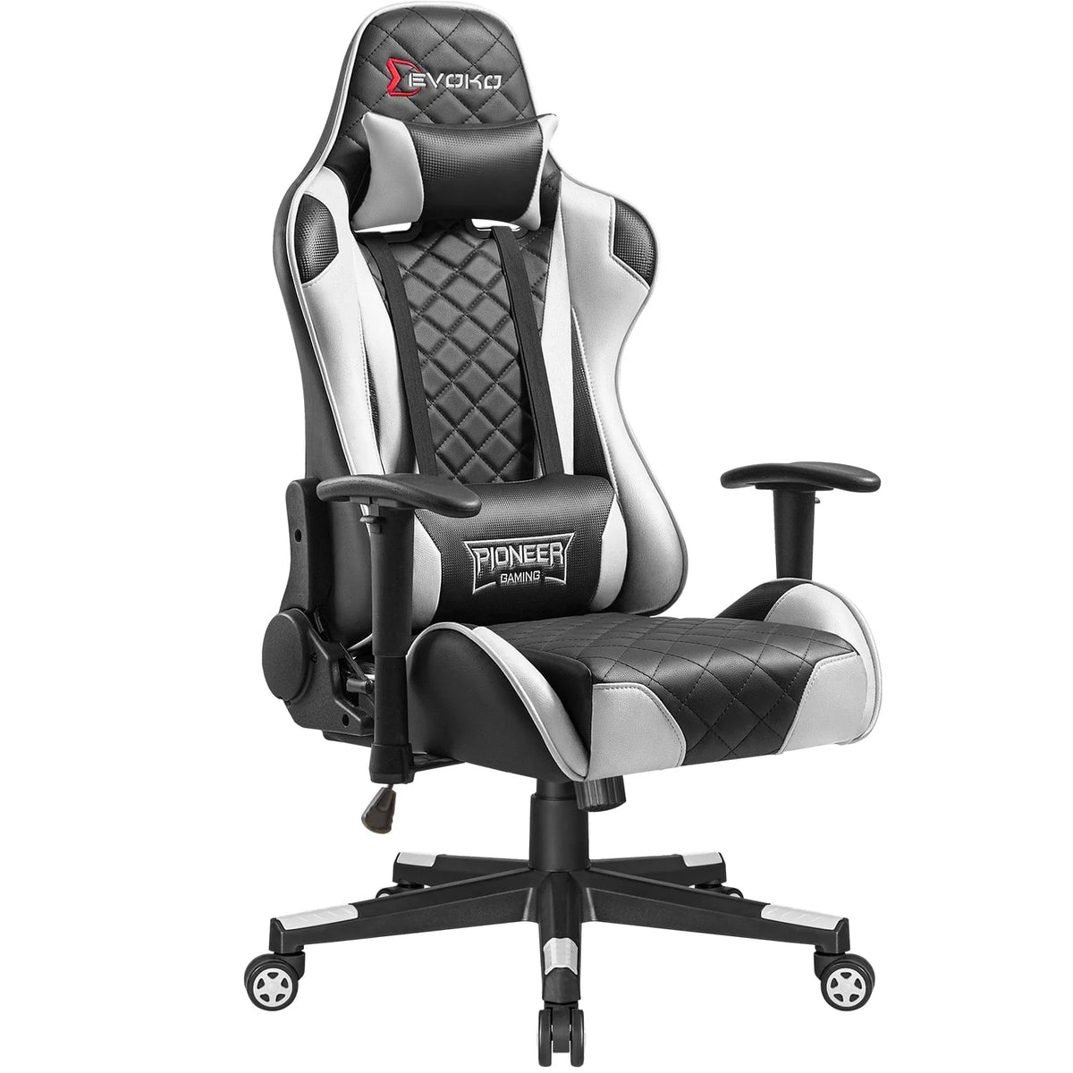 Red Ergonomic Gaming Chair with Headrest and Lumbar Support S64310