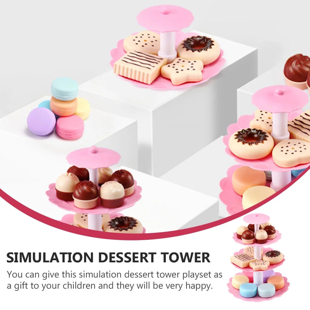 Kids Simulation Macaron Cake Toys X907070