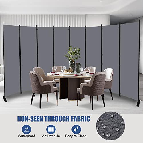 8 Panel Fabric Room Divider X630362