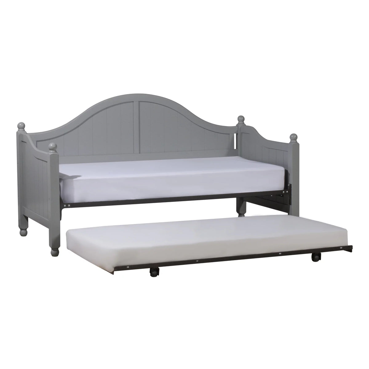 Gray Wood Daybed with Trundle E935161