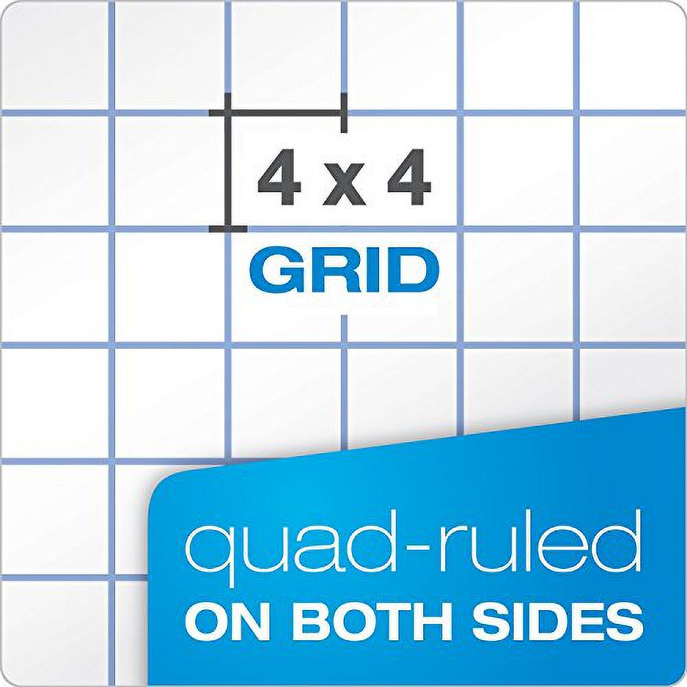 Quadrille Double Pad, 8 1/2 X 11 3/4, White, 2 Pack M310