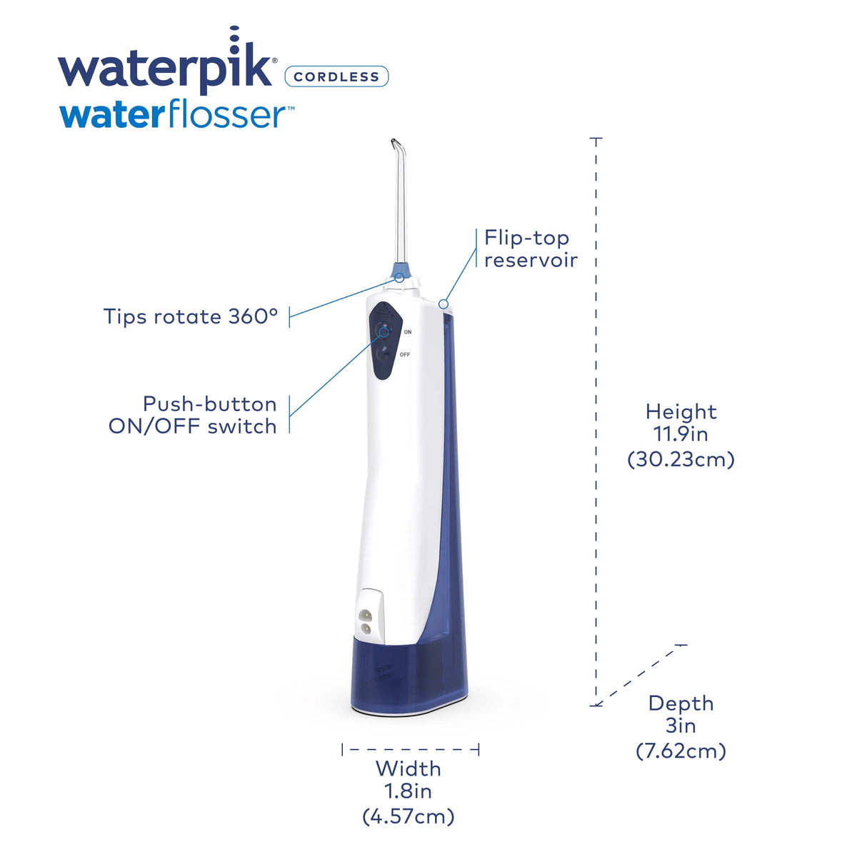 Cordless Portable Rechargeable Water Flosser P451087