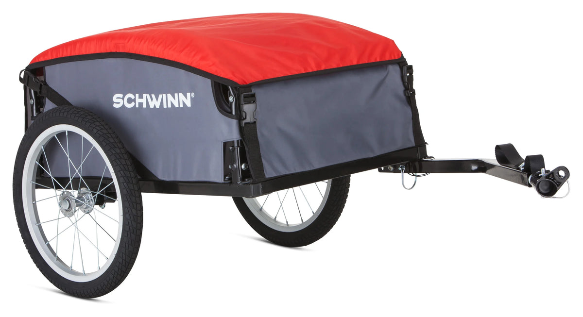 Cargo Trailer, 100 lbs capacity, gray / red Z43076
