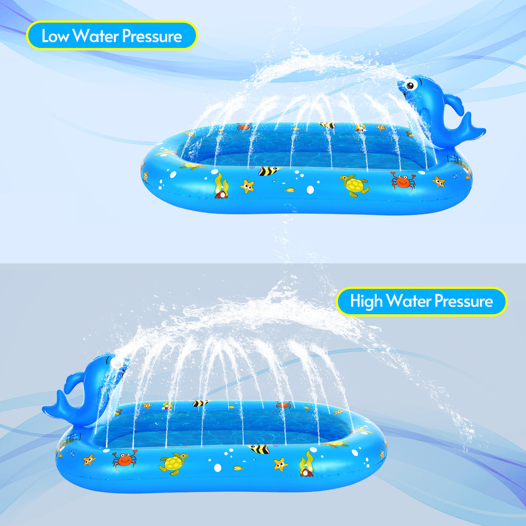 Inflatable Sprinkler Pool 170 * 101cm / 67 * 40in Kiddie Pool K53264