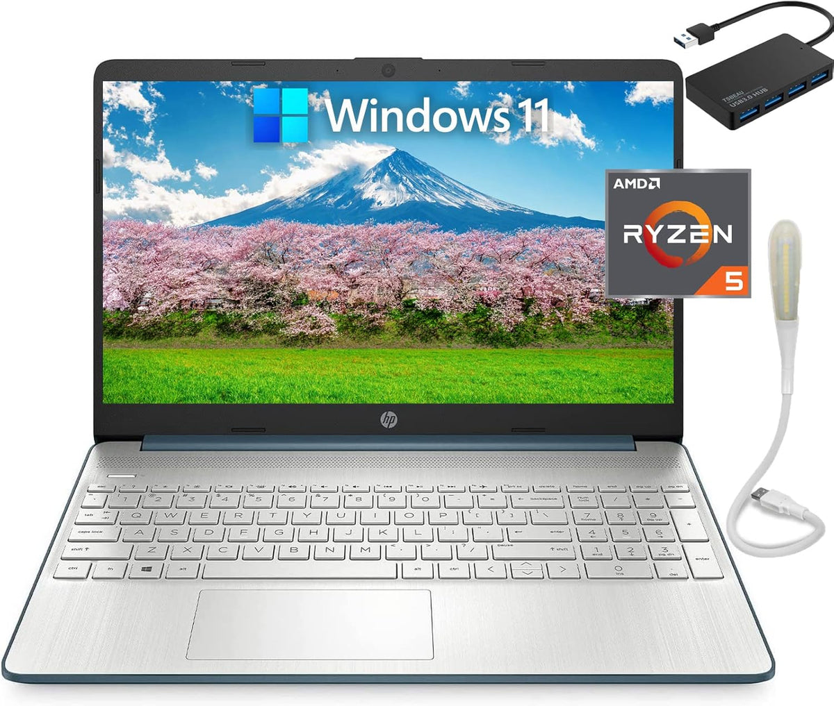 15.6" FHD Laptop, AMD Ryzen 5 6-Cores Processor, 16GB RAM, 512GB SSD, Silver A749