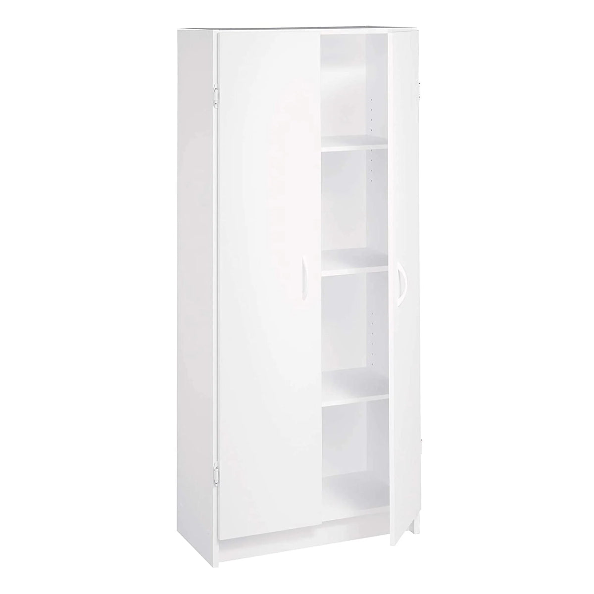 Adjustable 4 Shelf Pantry Cabinet, White T655