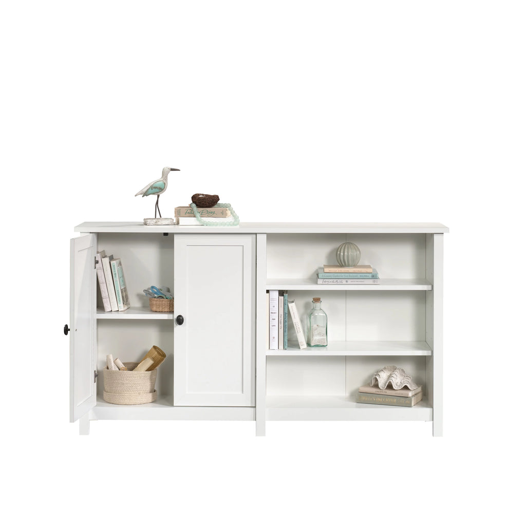 Soft White Storage Console TV Stand O5971