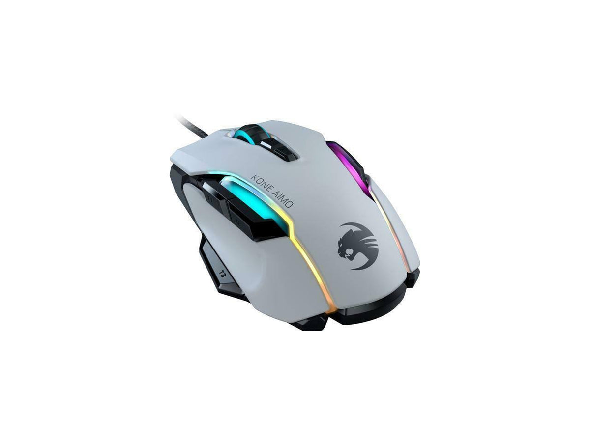 White Optical Wired USB Mouse H992133