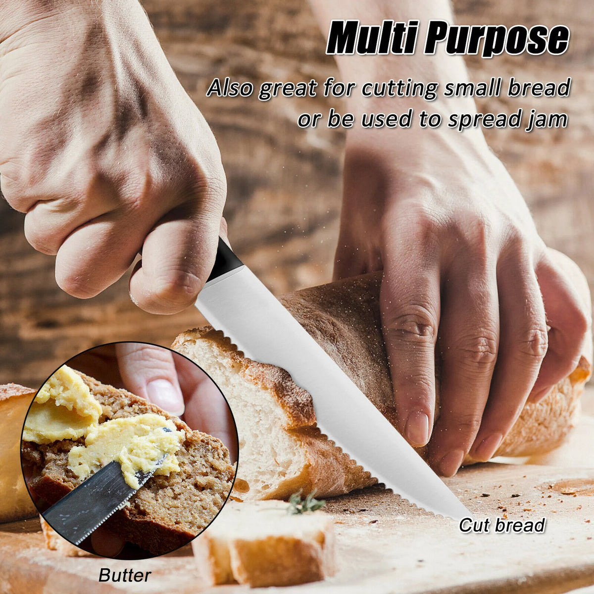 Stainless Steel Steak Knives O410