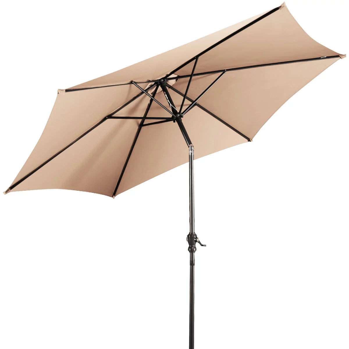 10FT Beige Patio Umbrella D6934