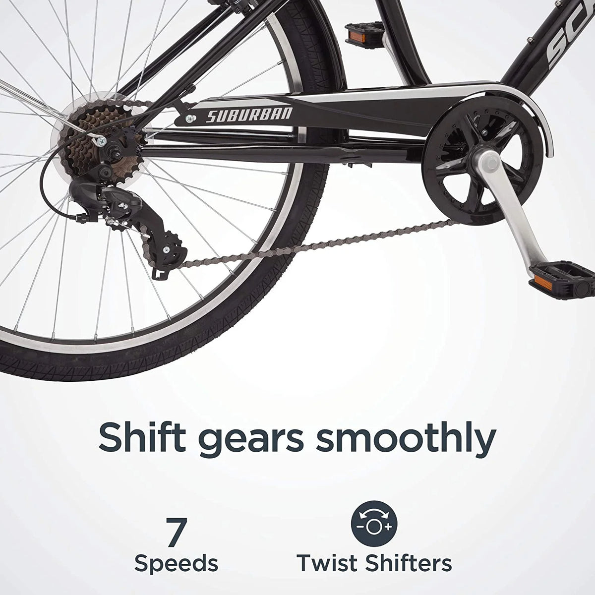 Black 26 in Comfort Bike H286057