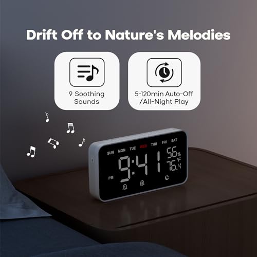 Smart Alarm Clock with LED Dot Matrix Display A846