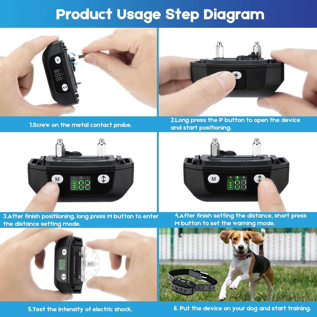 Wireless Dog Fence Electric Dog Collar A328