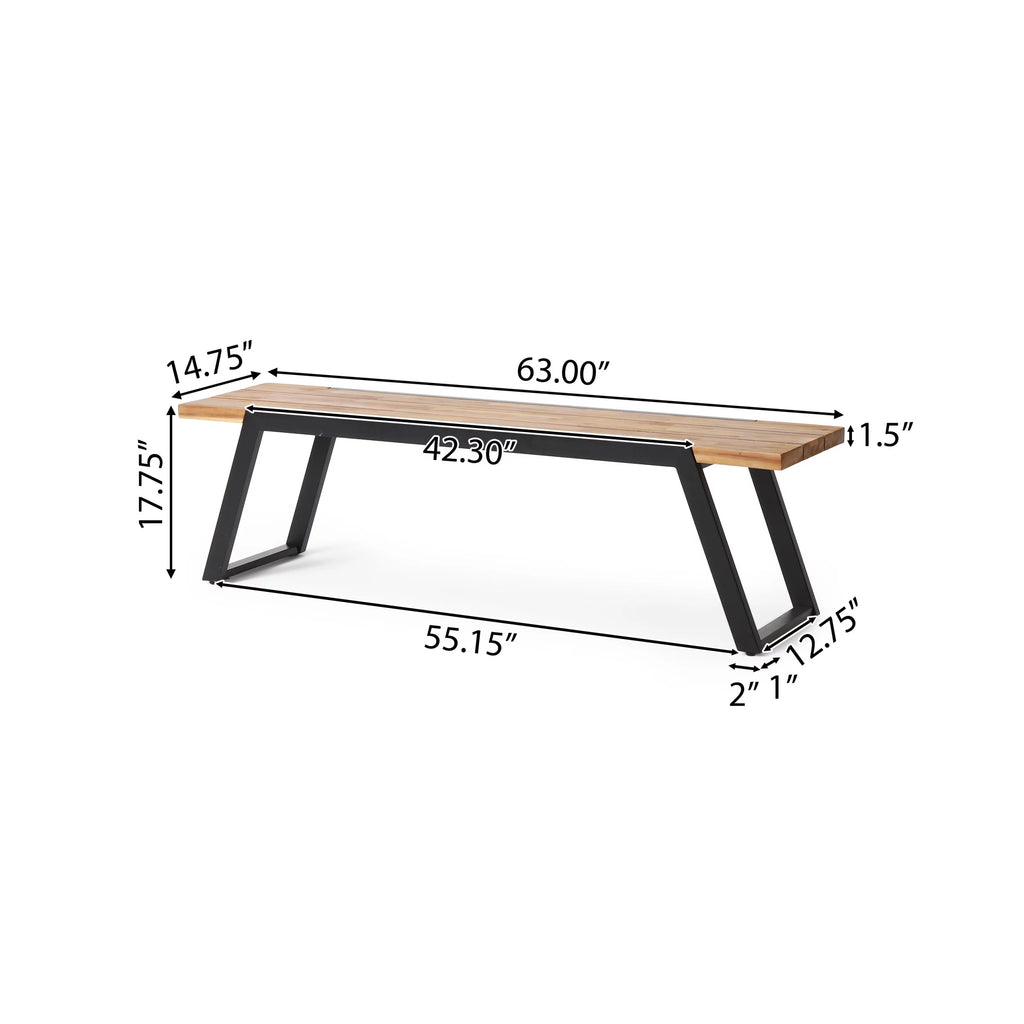 Acacia Wood 3 Piece Picnic Set I514856