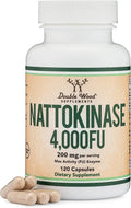 Nattokinase Supplement 4,000 FU 120 Capsules W6962