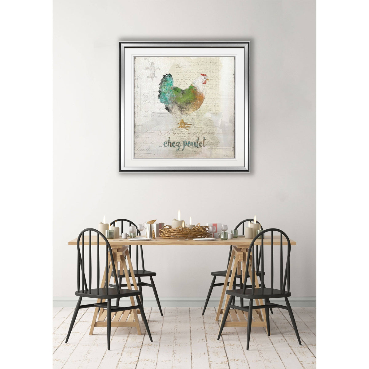 Framed Giclee Print 38 x 38 P536