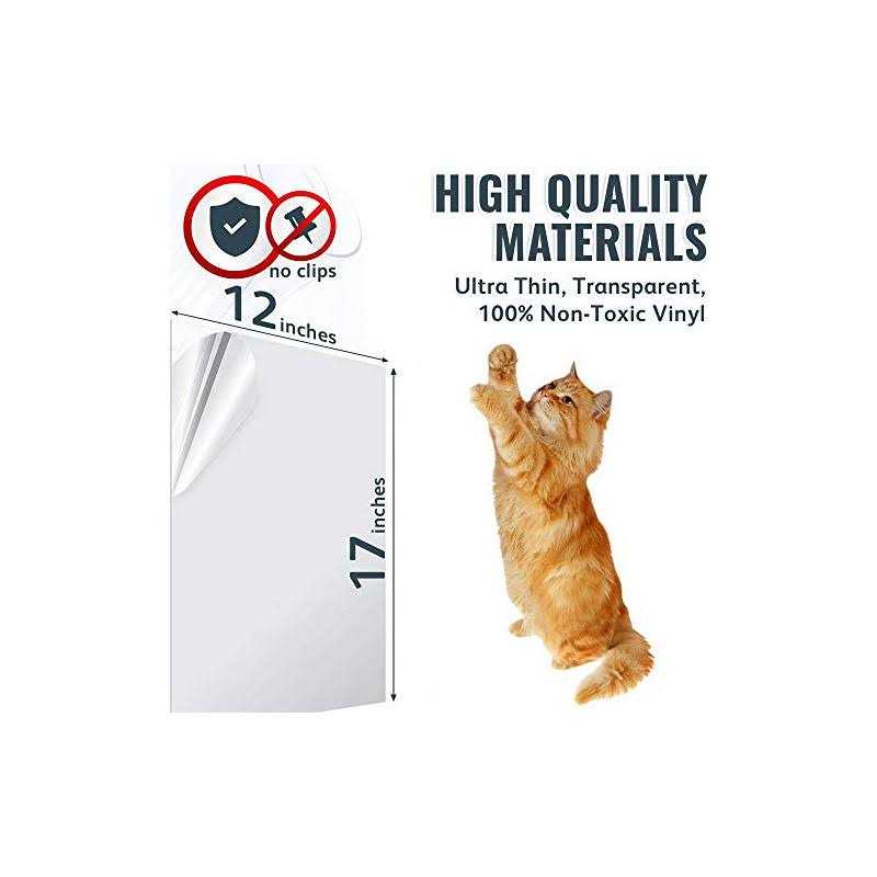 Cat Scratch Deterrent Tape 12 x 17 inches 8 pcs W544