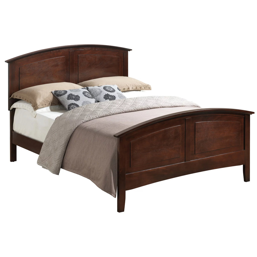 Cappuccino Full Size Panel Bed X51952